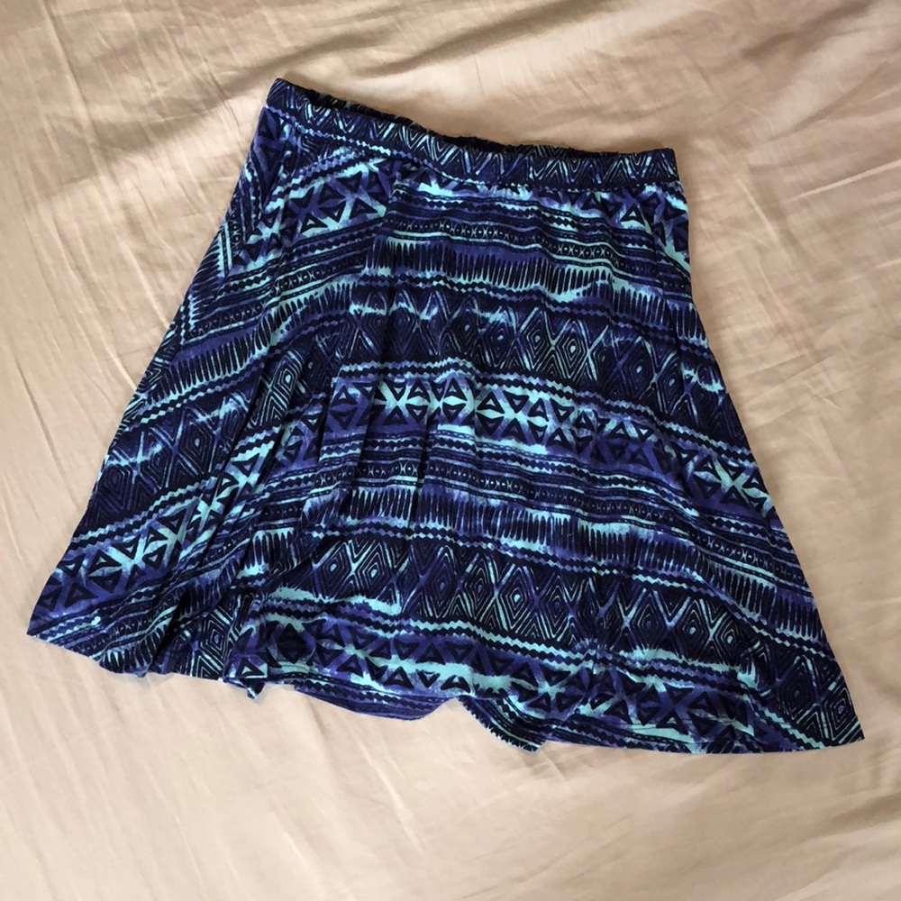 Tribal knit skirt
